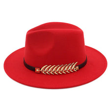 Sterling Golden Leaf Fedora Hat™ Elegant Style With Distinctive Touch