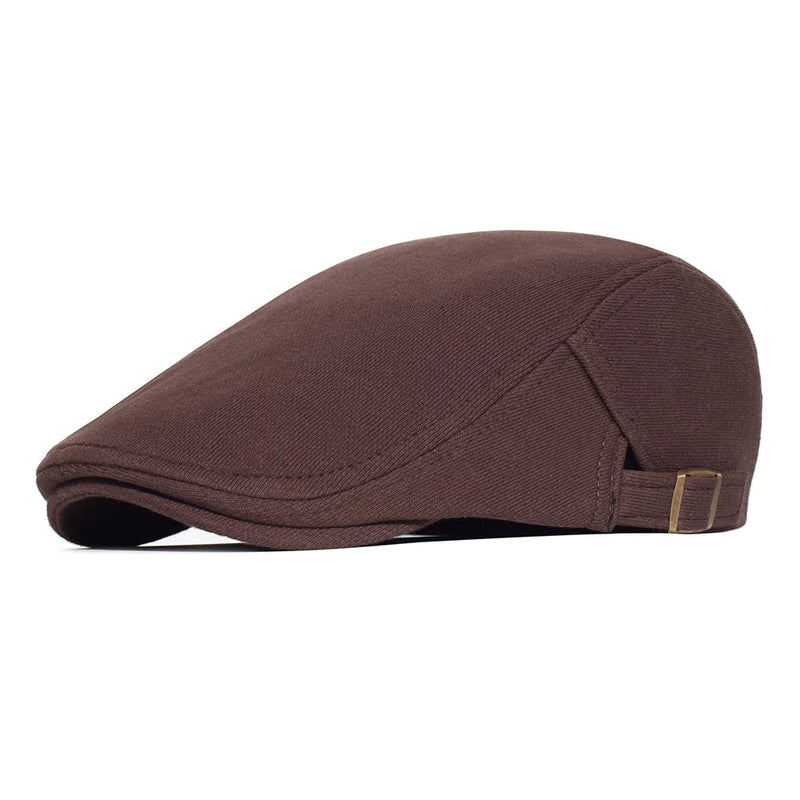 Sterling Stretch Knit Cap Cotton Newsboy Adjustable Back