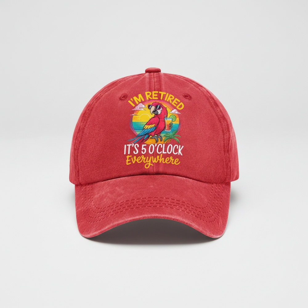 Sterling Washed Casual™ Baseball Cap Curved Brim Embroidery