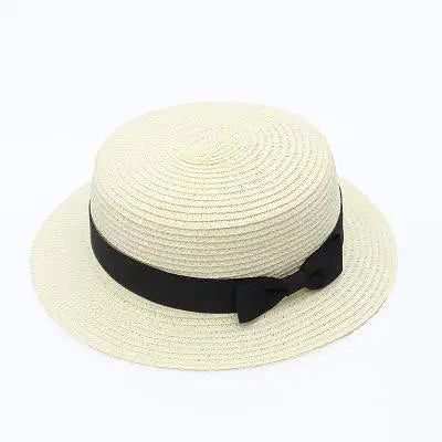 Sterling Riviera Bow™ Wide Brim Straw Sun Hat Signature Bow