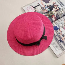Sterling Riviera Bow™ Wide Brim Straw Sun Hat Signature Bow