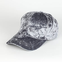Sterling Velvet Baseball Cap™ for Women Curved Velvet Strap