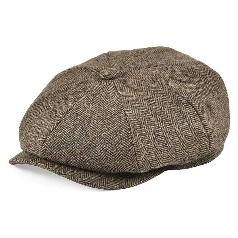 Sterling Wool Blend Newsboy Cap™ With Eight Panel Crown