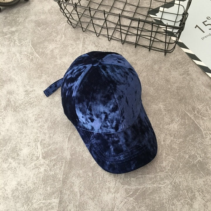 Sterling Velvet Baseball Cap™ for Women Curved Velvet Strap