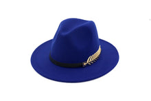 Sterling Golden Leaf Fedora Hat™ Elegant Style With Distinctive Touch