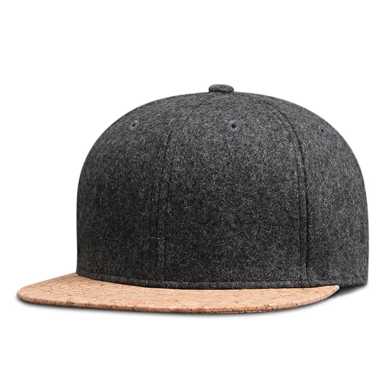 Sterling Dad Wool Blend Flat Peak Cap Extended Sizing