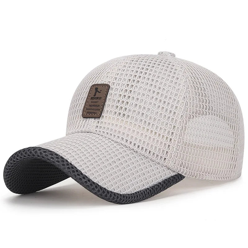 Sterling Summer Mesh™ Snapback Cap Black Vent Back