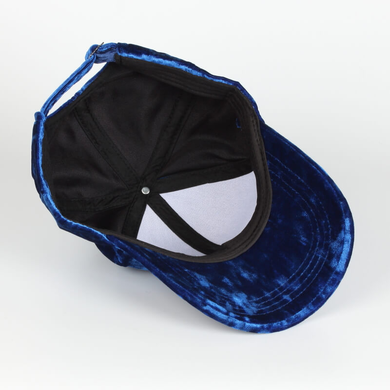 Sterling Velvet Baseball Cap™ for Women Curved Velvet Strap