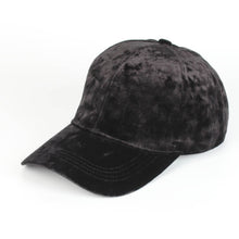 Sterling Velvet Baseball Cap™ for Women Curved Velvet Strap