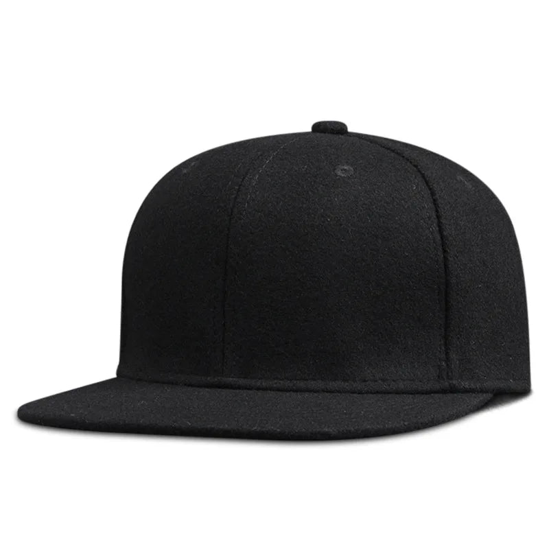 Sterling Dad Wool Blend Flat Peak Cap Extended Sizing
