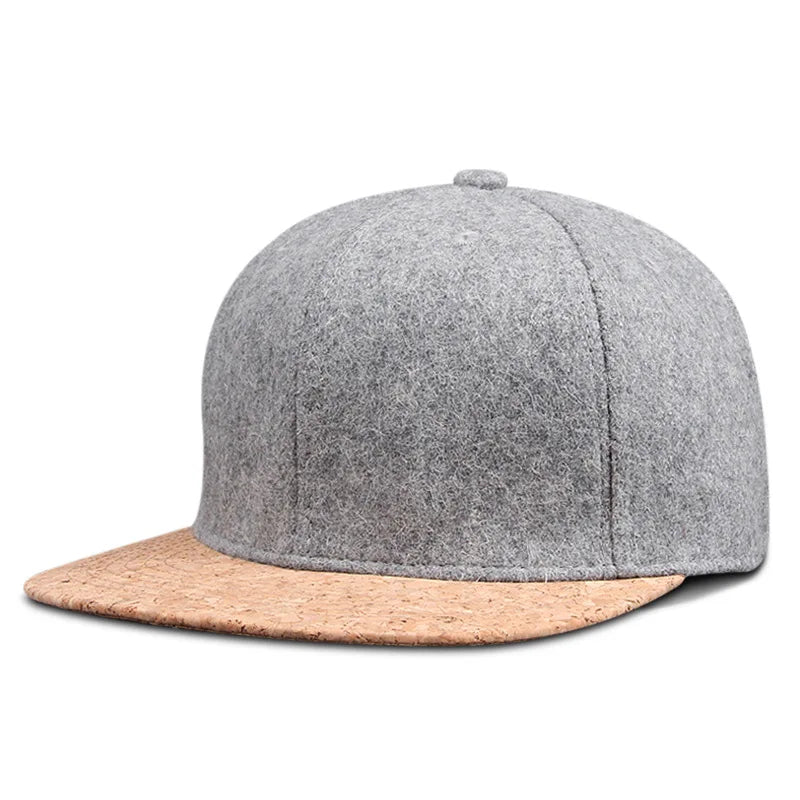 Sterling Dad Wool Blend Flat Peak Cap Extended Sizing