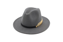 Sterling Golden Leaf Fedora Hat™ Elegant Style With Distinctive Touch