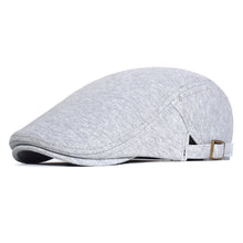 Sterling Stretch Knit Cap Cotton Newsboy Adjustable Back