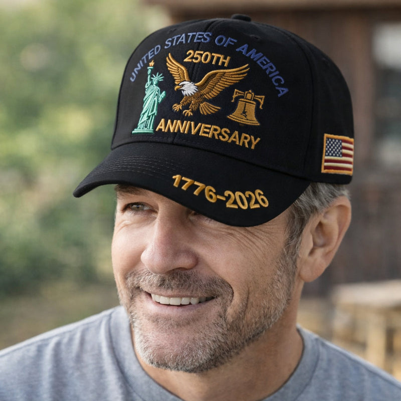 Sterling Veterans™ Baseball Cap Curved Brim Patriotic Patch