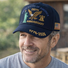 Sterling Veterans™ Baseball Cap Curved Brim Patriotic Patch