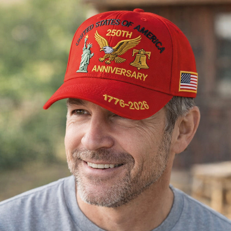 Sterling Veterans™ Baseball Cap Curved Brim Patriotic Patch