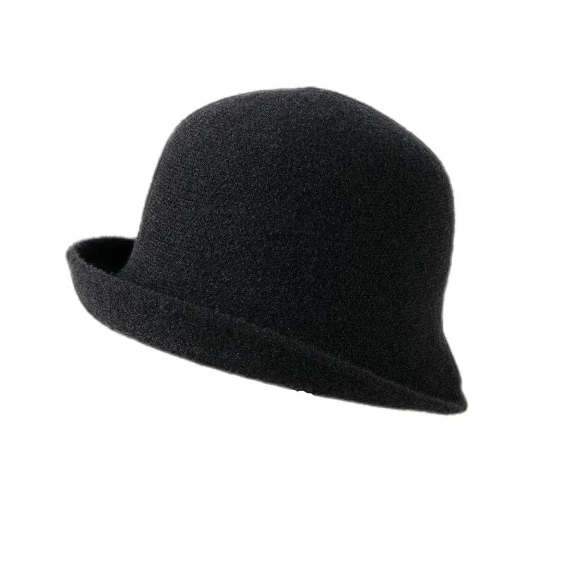 Sterling™ Hindenburg Wool Bucket Bowler Hat Bow Accent