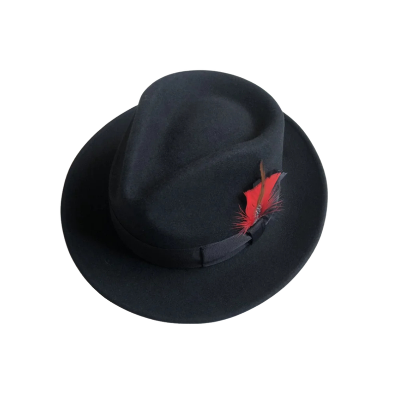 Sterling Howard Feathers™ Fedora Wool Pheasant Accent