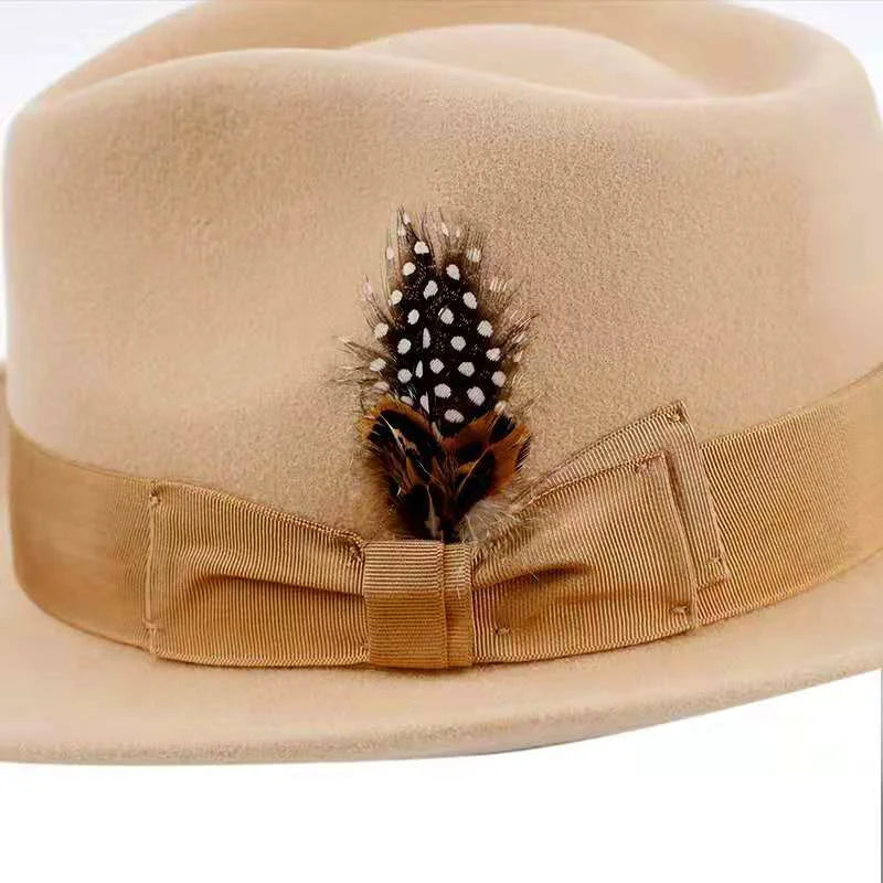 Sterling Howard Feathers™ Fedora Wool Pheasant Accent