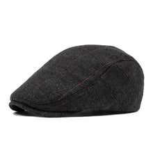 Sterling Tweed Flat Cap™ Low Crown Tweed Fabric Check Stitch