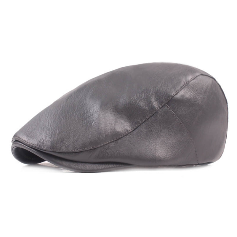 Sterling Leather Flat Cap™ Low Crown Leather Smooth Finish