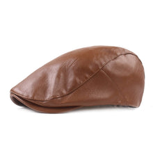 Sterling Leather Flat Cap™ Low Crown Leather Smooth Finish