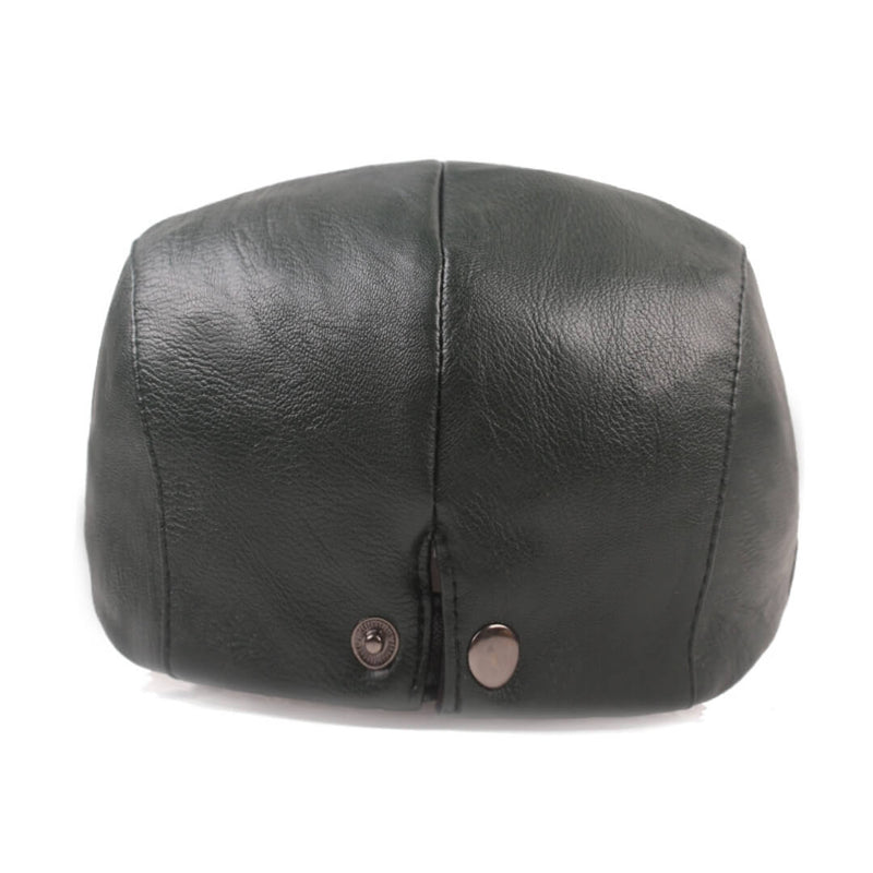 Sterling Leather Flat Cap™ Low Crown Leather Smooth Finish