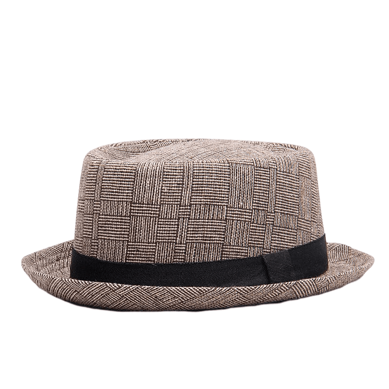 Sterling Kenhof™ Linen Porkpie Hat Structured Linen Band