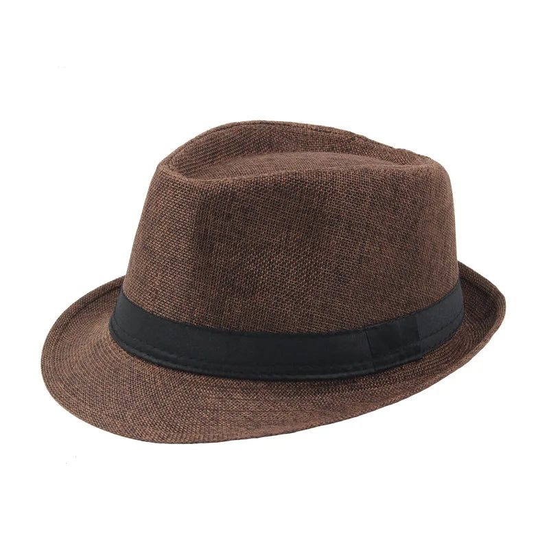 Sterling Kent Marbled Trilby Hat™ Fedora Cotton Acrylic Weave