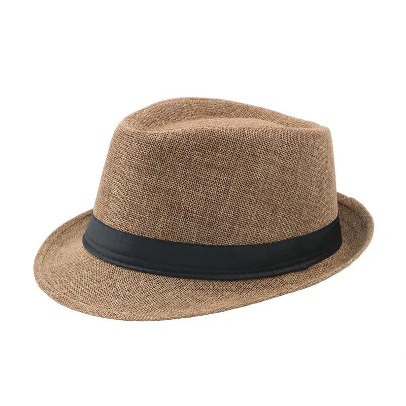 Sterling Kent Marbled Trilby Hat™ Fedora Cotton Acrylic Weave