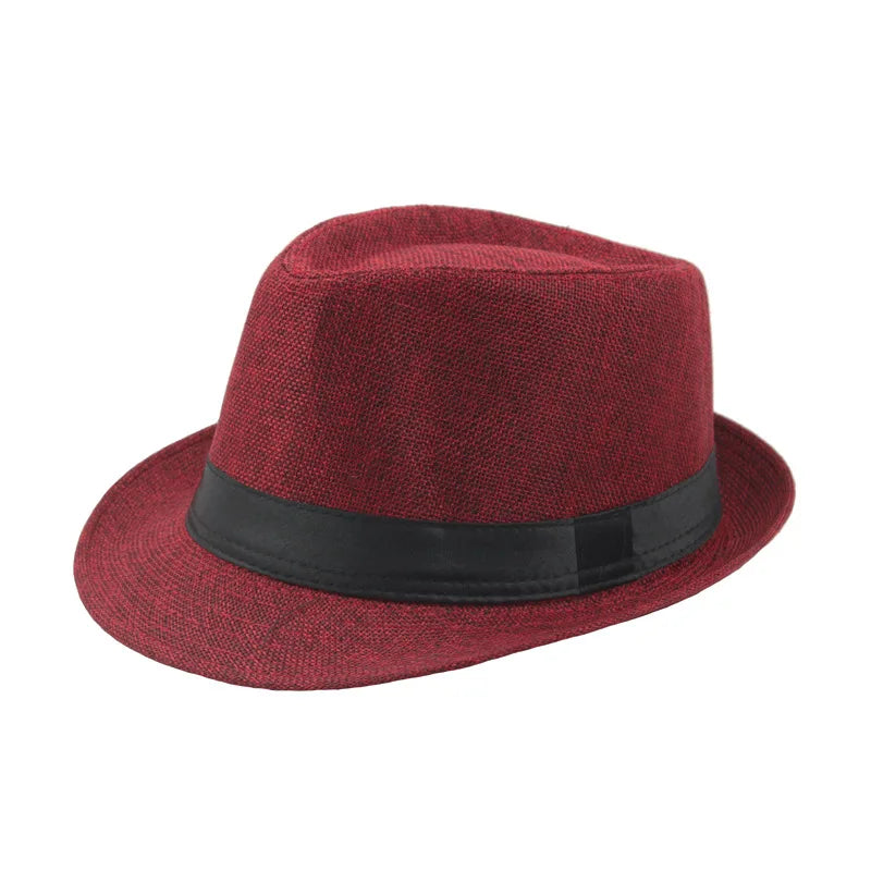 Sterling Kent Marbled Trilby Hat™ Fedora Cotton Acrylic Weave