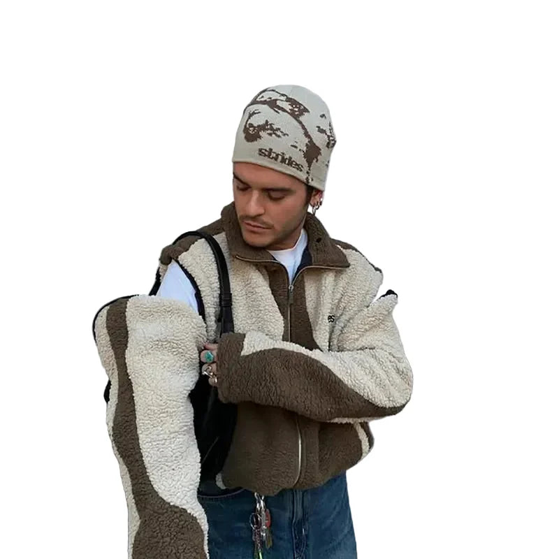 Sterling Korean Strides™ Splatter Winter Beanie Knit Cuff