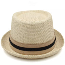 Sterling Lambert Porkpie Hat™ Felt Look Flat Crown Band