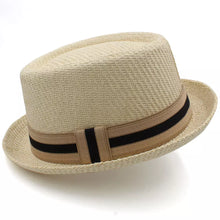 Sterling Lambert Porkpie Hat™ Felt Look Flat Crown Band