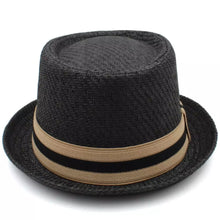 Sterling Lambert Porkpie Hat™ Felt Look Flat Crown Band