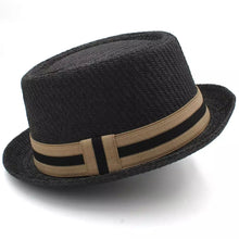 Sterling Lambert Porkpie Hat™ Felt Look Flat Crown Band