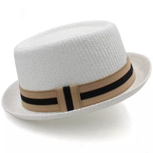 Sterling Lambert Porkpie Hat™ Felt Look Flat Crown Band