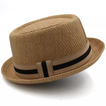 Sterling Lambert Porkpie Hat™ Felt Look Flat Crown Band