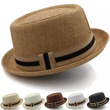 Sterling Lambert Porkpie Hat™ Felt Look Flat Crown Band