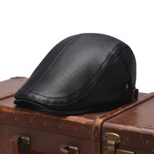 Sterling Leather Flat Cap™ Ivy Shape Brown Leather Side Buckle