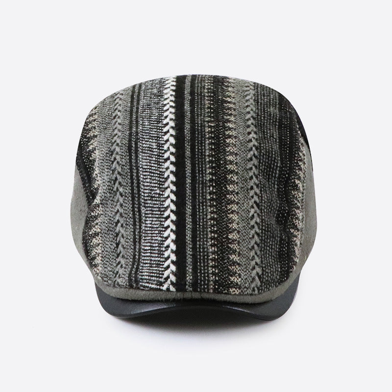 Sterling Benson Flat Cap™ Adjustable Textured Weave Curved Brim
