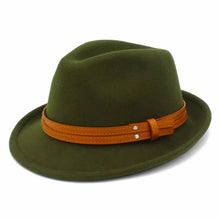 Sterling Manhattan Cotton™ Fedora Leather Belt Detail