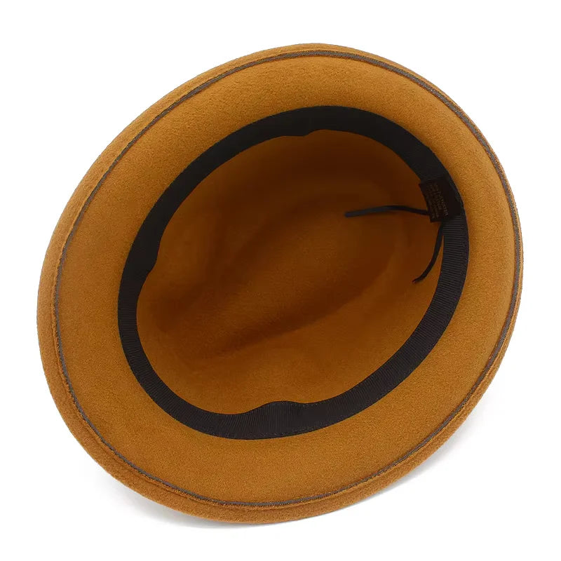 Sterling Manhattan Cotton™ Fedora Leather Belt Detail