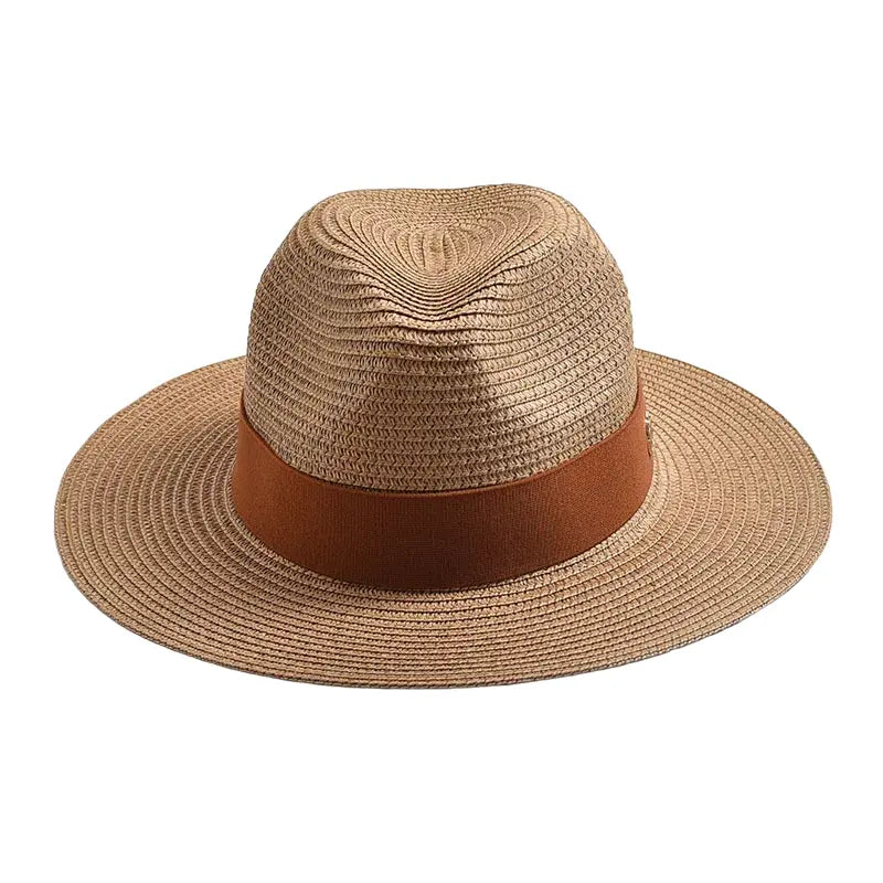 Sterling Maracaibo Summer Straw Fedora Hat™ Pinched Crown Band