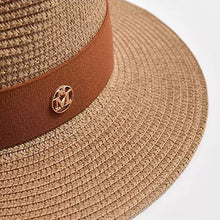 Sterling Maracaibo Summer Straw Fedora Hat™ Pinched Crown Band