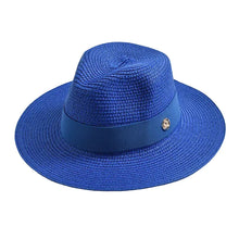 Sterling Maracaibo Summer Straw Fedora Hat™ Pinched Crown Band