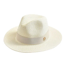 Sterling Maracaibo Summer Straw Fedora Hat™ Pinched Crown Band