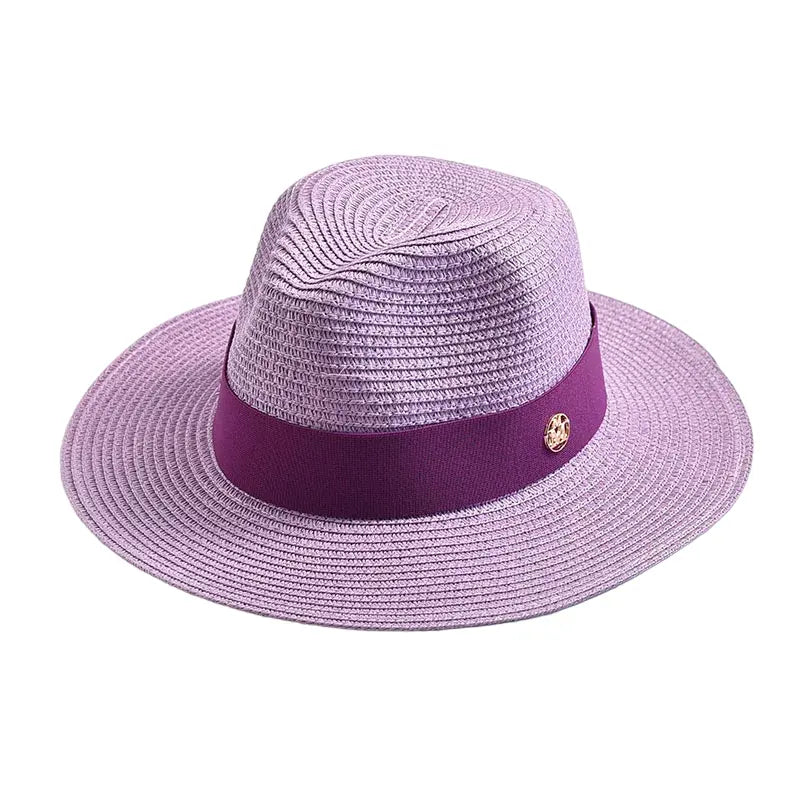 Sterling Maracaibo Summer Straw Fedora Hat™ Pinched Crown Band