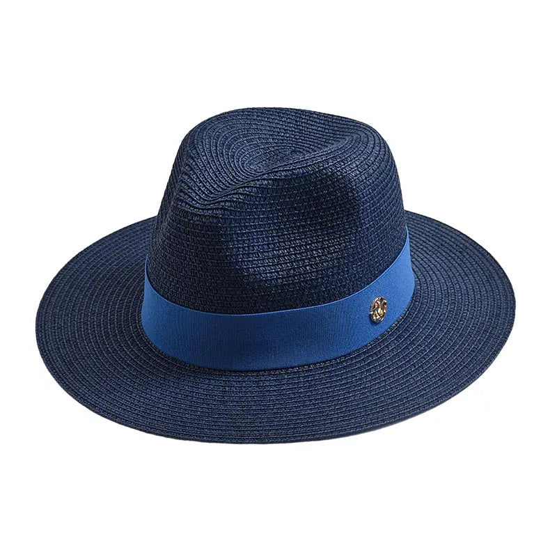 Sterling Maracaibo Summer Straw Fedora Hat™ Pinched Crown Band