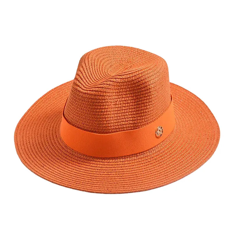 Sterling Maracaibo Summer Straw Fedora Hat™ Pinched Crown Band
